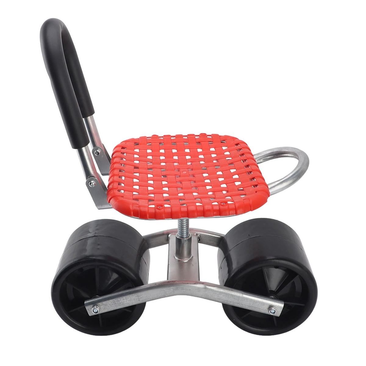 Garden Seat Cart Increase Efficiency Garden Rolling Work Seat Iron Labor Saving  Adjustable for Farm
