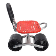 Garden Seat Cart Increase Efficiency Garden Rolling Work Seat Iron Labor Saving  Adjustable for Farm