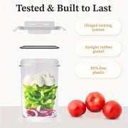 3/6Sets Airtight Food Storage Containers - 2.4L, Large for Pantry & Kitchen Organization,For Cereal, Pasta, Flour, Sugar,Herbs,