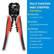 Professional Electrician Wire Tool Cable Wire Stripper Cutter Crimper Automatic Multifunctional Crimping Stripping Plier Tools