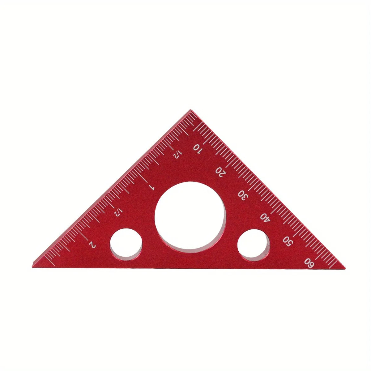 Aluminum Right Angle Ruler Woodworking Ruler Triangle Ruler Scales Machinist Carpenter's Square Height Measuring Tools Gauge