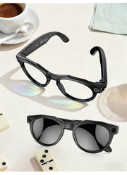 2026New800W Camera AI Glasses Men Color-Changing Smart Translation Glasses Photo Video Recording Waterproof Call SmartSunglasses