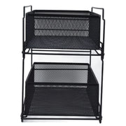 Kitchen Storage Drawer Basket Rack Kitchen Shelf Sliding Under Sink Drawer Multi Functional Shelf Desk Cabinet Organizer