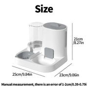 Feeder - Dual-purpose Drinking and Feeding Unit - Convenient, Simple, Large Capacity -Suitable for Small and Medium Dogs and cat
