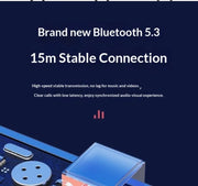 Neck-hung Wireless Bluetooth Headphones Lossless Sound Quality Noise Cancellation High Sound Quality Sports Business E-Sports Ga