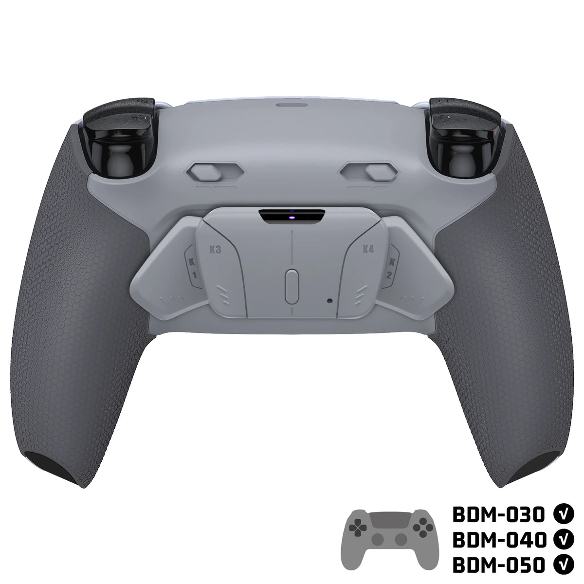 eXtremeRate RISE4 Plus MAX Remappable Back Button Kit w/Clicky Trigger Stop & Rubberized Grip for ps5 Controller BDM-030 040 050