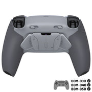 eXtremeRate RISE4 Plus MAX Remappable Back Button Kit w/Clicky Trigger Stop & Rubberized Grip for ps5 Controller BDM-030 040 050