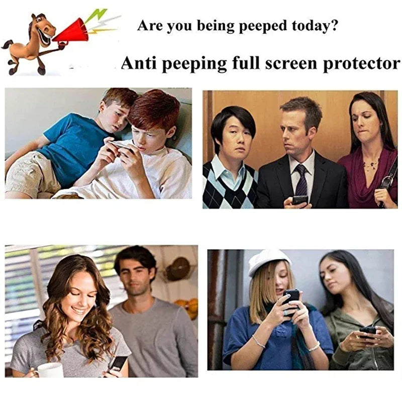 5PCS Anti Peeping Spy Glare Hydrogel Film Screen Protector for Tecno Spark 20C 9T 8C 10 30 40 Pro Plus 5G 4G Privacy Film