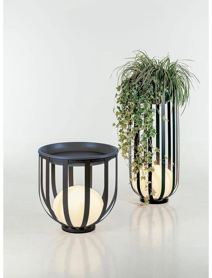 Outdoor Lawn Garden Potted Landscape Light Villa Terrace Solar Garden Light Balcony Flower