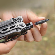 2025 New BHBT 19 in 1 Multi Tool Pliers with Damascus Blade Hoxagon Wrench Folding EDC Outdoor Camping Tools Home Repair