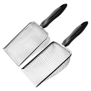 2-Pack Soil Sifter Tool For Gardening With Handles, Dirt And Compost Sifter With 3.8/5Mm Mesh For Gardenabkw