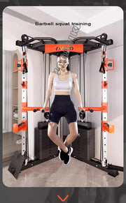 Multifunctional Squatting Frame, Gantry Frame, Household Fitness Equipment, Small Bird Comprehensive Trainer, New