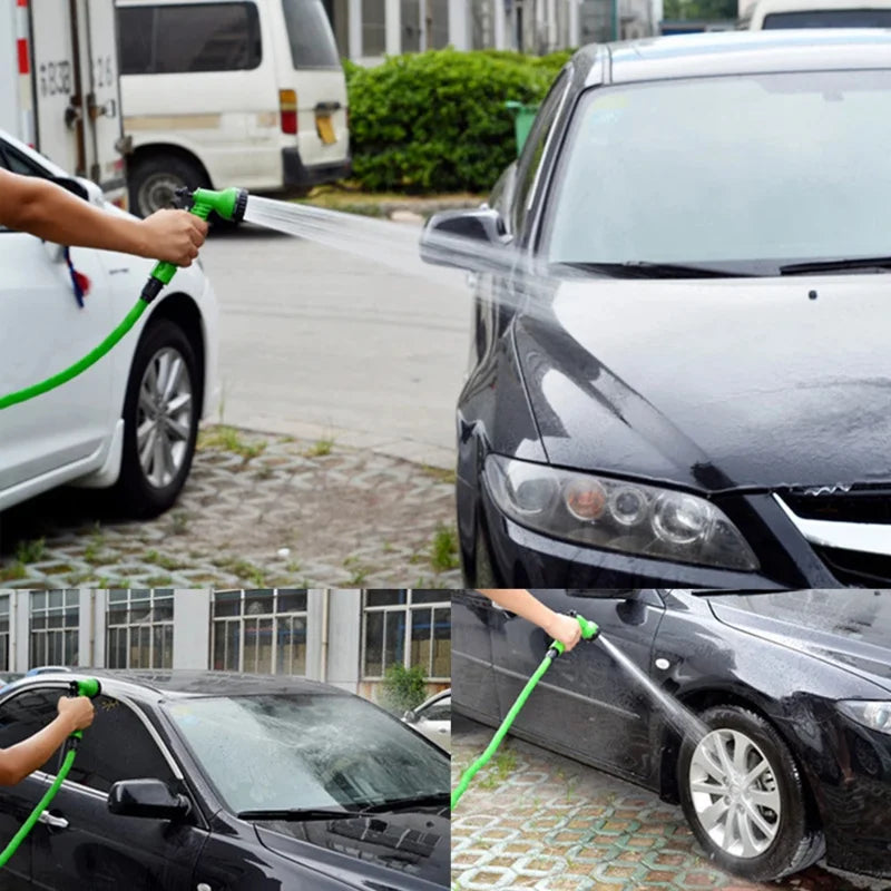 Garden Watering and Car Washing Magic Tool7High-Pressure Spray Gun Set with Foam Pot, Flexible Hose, Household Multi-Functional