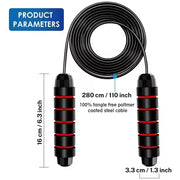 Sports Jump Rope Gym Fitness Home Exercise Professional Skipping Speed Steel Cable Adjustable Student Workout Jumping Ropes