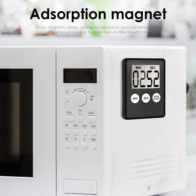 Kitchen Gadget, Electronic LCD Digital Screen Cooking Timer, Count Up Countdown Clock, Alarm Sleep Stopwatch Clocks
