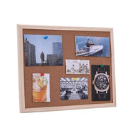 Home Decor DIY Cork Display Panel Soft Decorative Cork Board Wood Hanging Photo Background