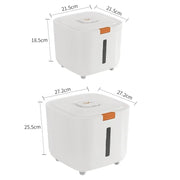 Pet Food Storage Barrel Large Storage Barrel Food Sealed Moisture-proof Cat Food Barrel Storage Cat Food Dog Food Barrel CatBowl