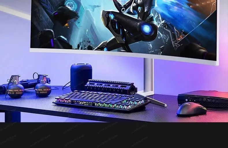The new 34-inch 4k165hz monitor curved IPS ultra-wideband fish screen 21:9 game is 38 inches more