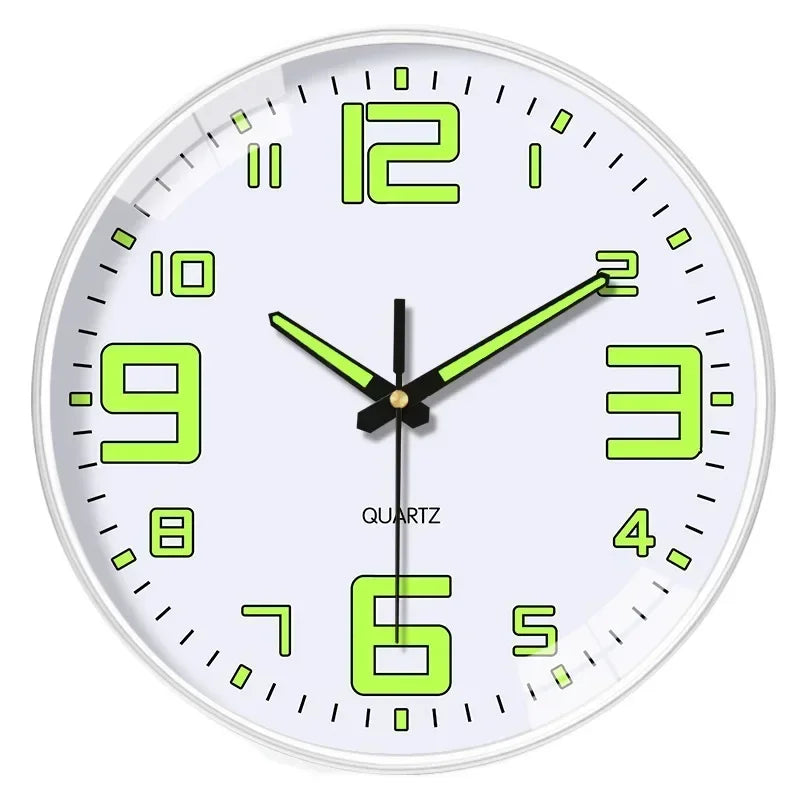 living room wall clock light luxury modern simple quartz clock hanging wall  household clock free punching atmosphere quiet
