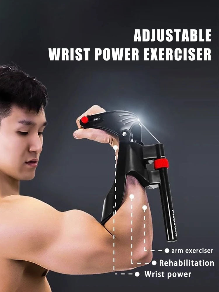 Adjustable Wrist Power Exerciser Arm Exerciser Rehabilitation Basketball Shooting Training Forearm Training Fitness Equipment