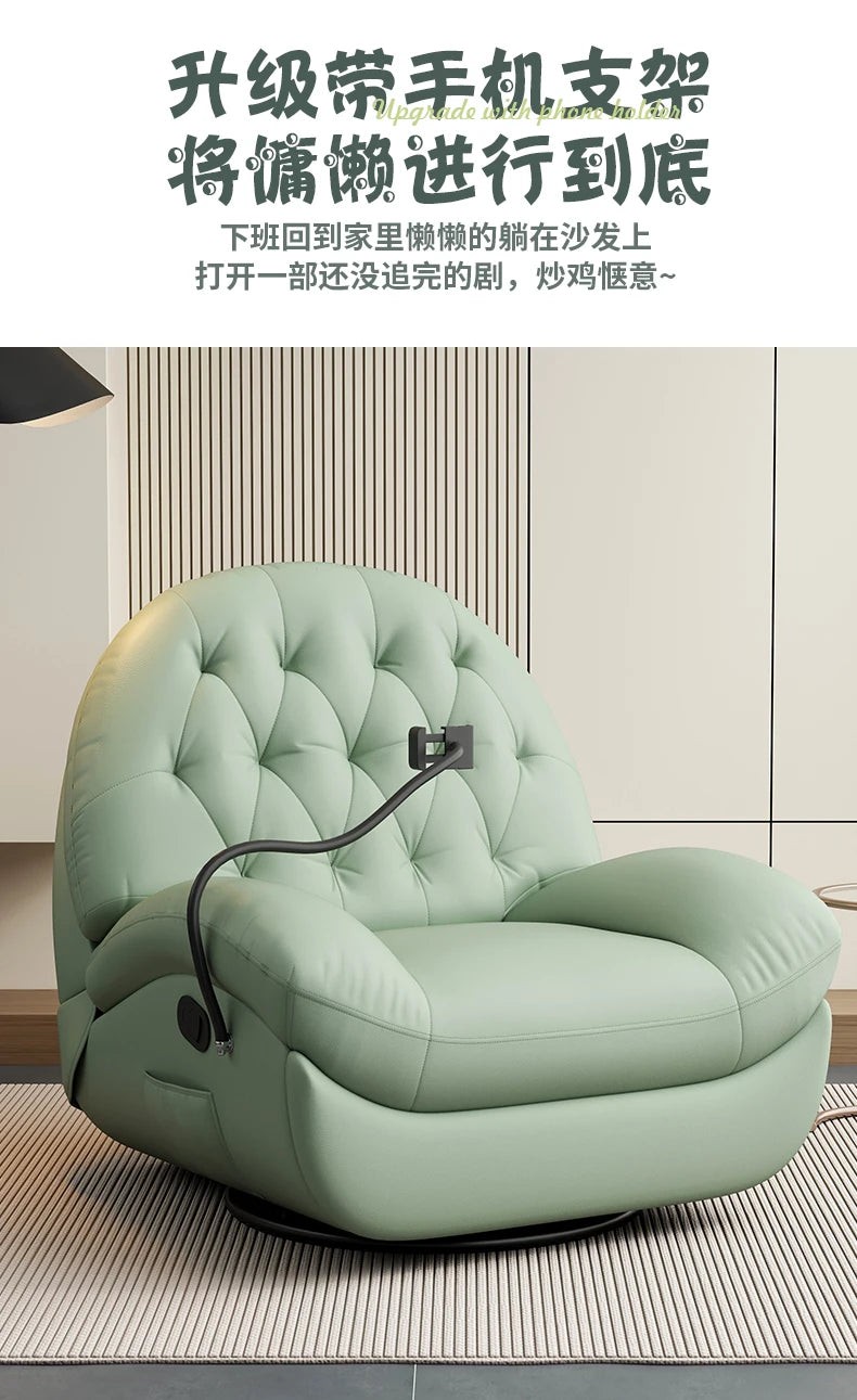 Lazy Single Living Room Sofas Modern Armrest Modern Reading Living Room Reclining Wall Muebles Para El Hogar Home Furniture
