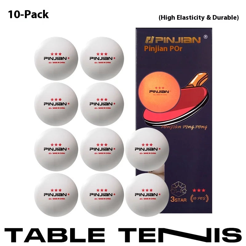 6-Pack 10-Pack 60-Pack Professional Table Tennis Balls for Training And Competition Indoor & Outdoor Sports Equipment