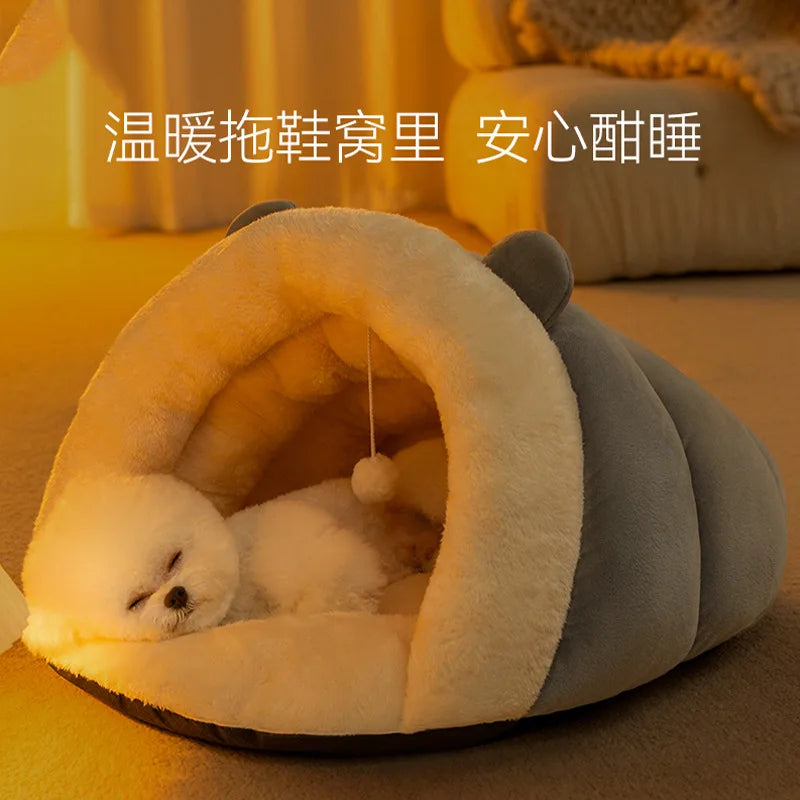 Dog Bed Small Beds for Dogs Slippers Nest Warm Accessories Large Accessory Puppy Washable Supplies Cats Basket Medium Sofa Plush