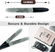 Creative Fake Red Black Marker Pen Hidden Compartment Sight Diversion Safe For Home Office Hide Necklace Money Small Valuables