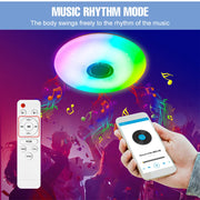 RGB Smart Ceiling Light LED Interior Home Decorative Light Luster Dimming Remote Control WIFI Living Room Ambient Light Party