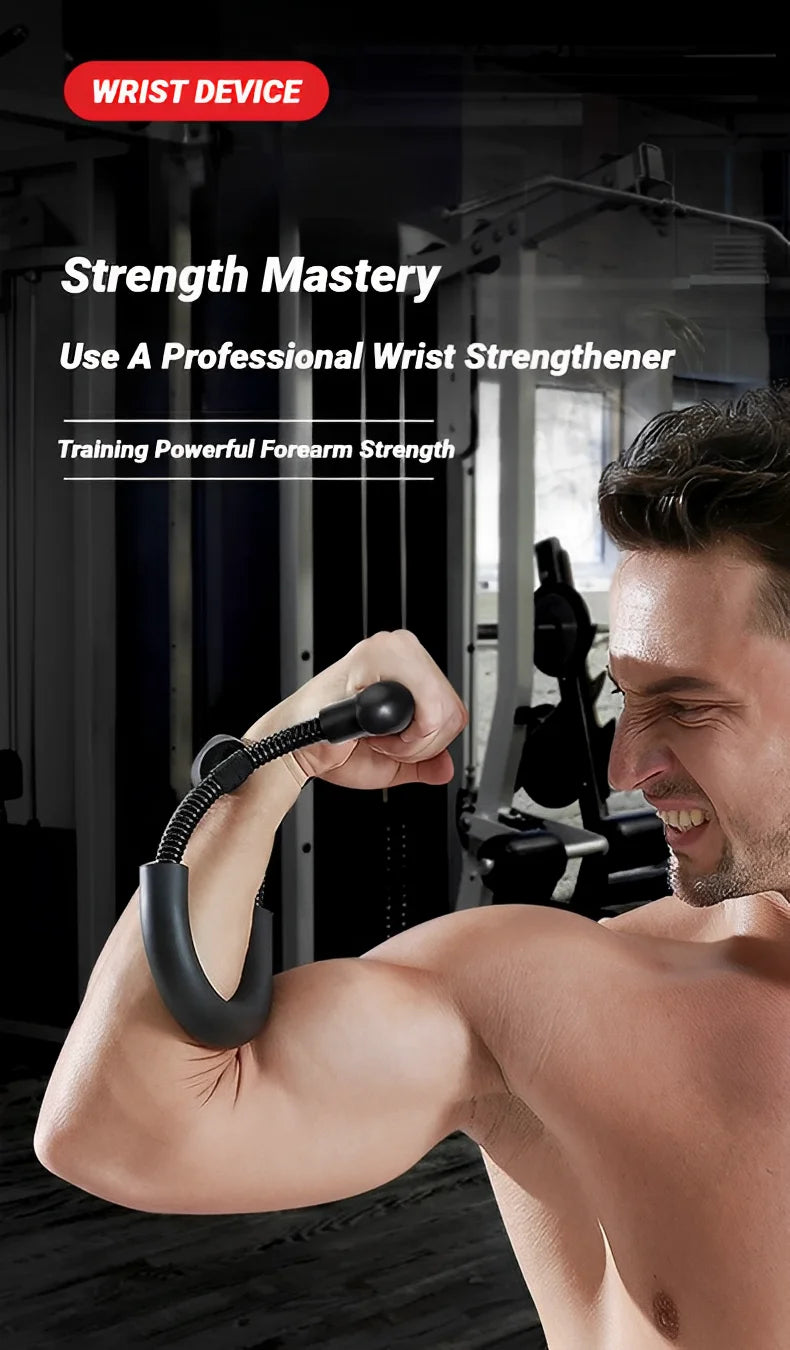 Adjustable Forearm Hand Trainer Wrist Exercises Force Power Strengthener Fitness Equipment Wrists And Strength Grips Workout