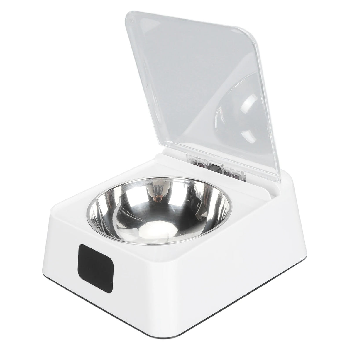 Automatic Cat Feeder with Infrared Sensor Cover Removable Bowl Battery Powered Intelligent Automatic Opening Lid Dog Feeder