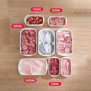 White Fresh Box Kitchen Storage Refrigerator Food Storage Containers Kitchen Storage Food Sealed Organizer Kitchen Supplies 2024