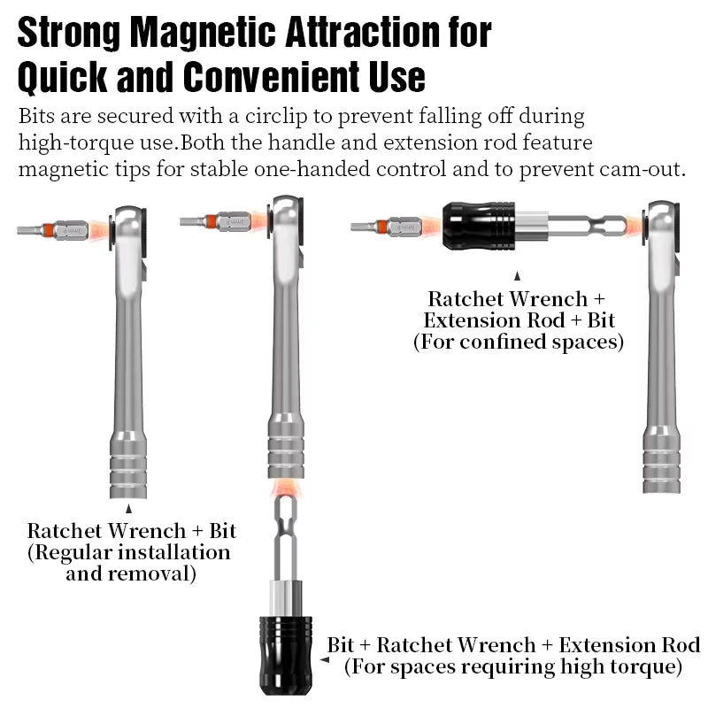 Two-Way Portable Ratchet Wrench set Portable 60 Tooth Ratchet Wrench Torque Screwdriver High Quality Bike Repair Tools