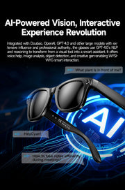2025 New 800W Pixel HD Camera 32GB Smart Glasses Women Take photo shoot Video AI Translation Recording Waterproof AI Glasses Men