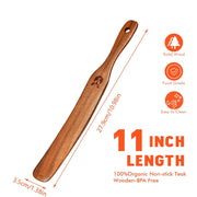 Kitchen Spatulas for Cooking Multifunctional Narrow Jar Scraper Portable Bread Whisk Spatula Thin Paddle Stir Stick Utensil