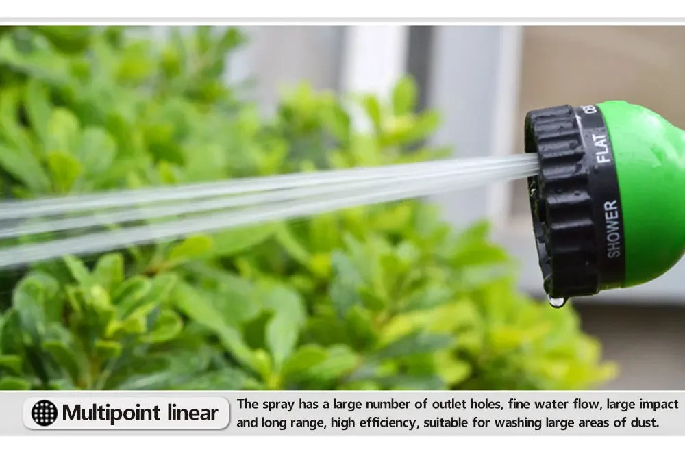 Garden Watering and Car Washing Magic Tool7High-Pressure Spray Gun Set with Foam Pot, Flexible Hose, Household Multi-Functional
