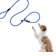 Dog Leash Strong Slip Lead Adjustable Loop High-density Nylon Braided Rope  Training Leash for Large Medium Small Dogs