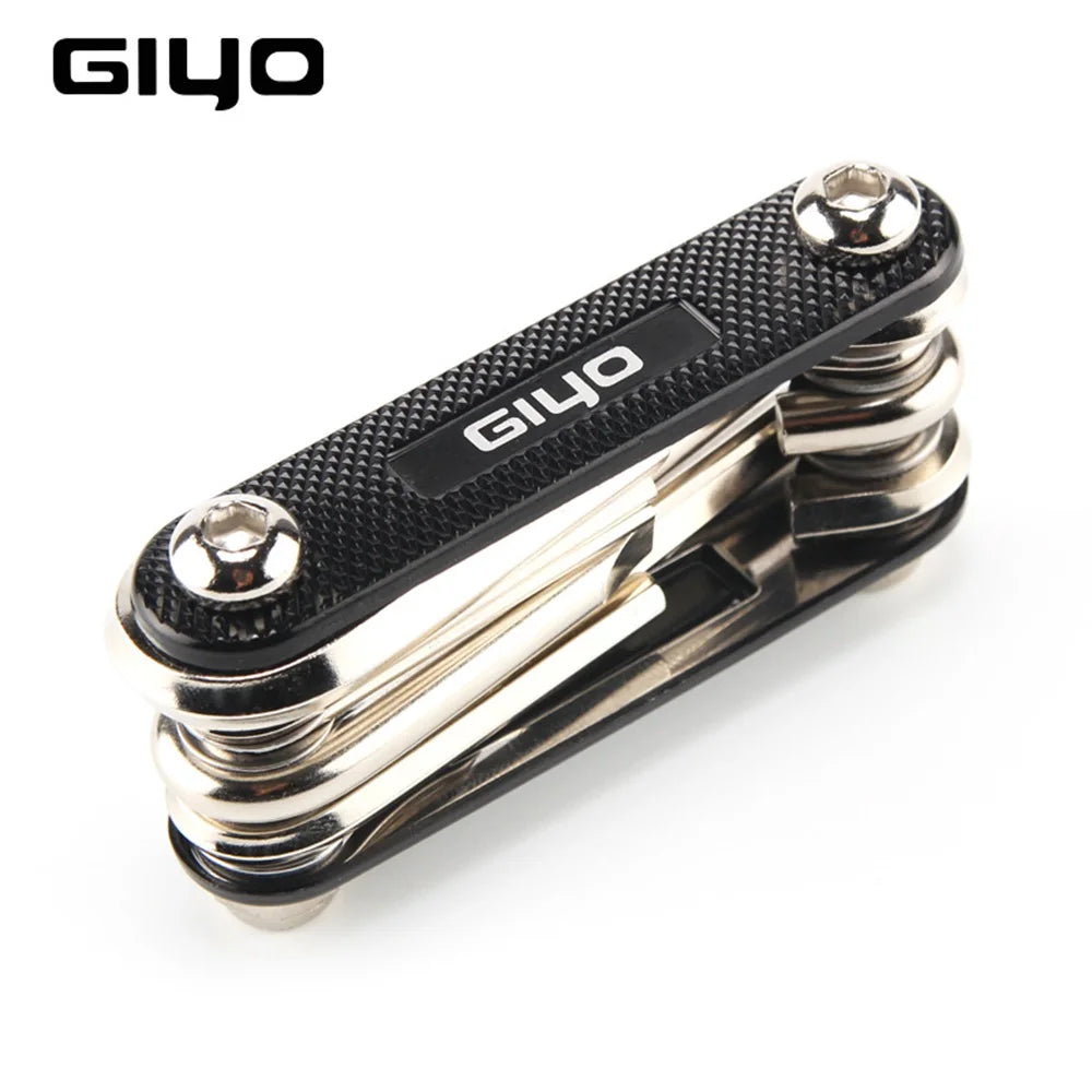 Bicycle Repair Tools Kit, Hex Spoke, Cycling Screwdrivers Tool, Tyre Lever, Allen Wrench, Mountain Bike Multitool