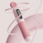 Fitness Exercise Electronic Counting With Countdown Skipping Rope Professional Fat Burning Adult Counting Timed Skipping Rope