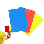 Soccer Referee Cards Professional Referee Gear Sports Official Equipment High Visibility Red Yellow Card for Football Basketball