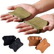 Fitness gloves with anti-slip, wear-resistant grips, and enhanced traction, suitable for gym workouts and weightlifting