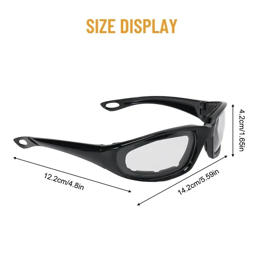 Kitchen Onion Glasses Anti-Tear Anti-fog Lenses Eye Glasses Cutting Chopping Eye Protect Glasses Kitchen Gadget Tools