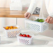 4pcs/set Storage Container, Multifunctional Leak Proof Food Storage Box  food storage containers  containers for kitchen