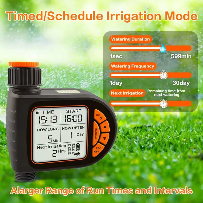 Intelligent Timing Gardening Automatic Garden Waterer, Garden Balcony Farm Sprinkler Timer Outdoor Irrigation Controller