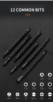 Premium Ergonomic Ratchet Screwdriver Set - Double-Headed, Labor-Saving, Comfort Grip for Max Efficiency & Durability
