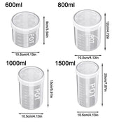 Large Capacity Kitchen Food Storage Canisters Transparent Sealed Grain Fresh Preservation Box Household Plastic Cereal Jars