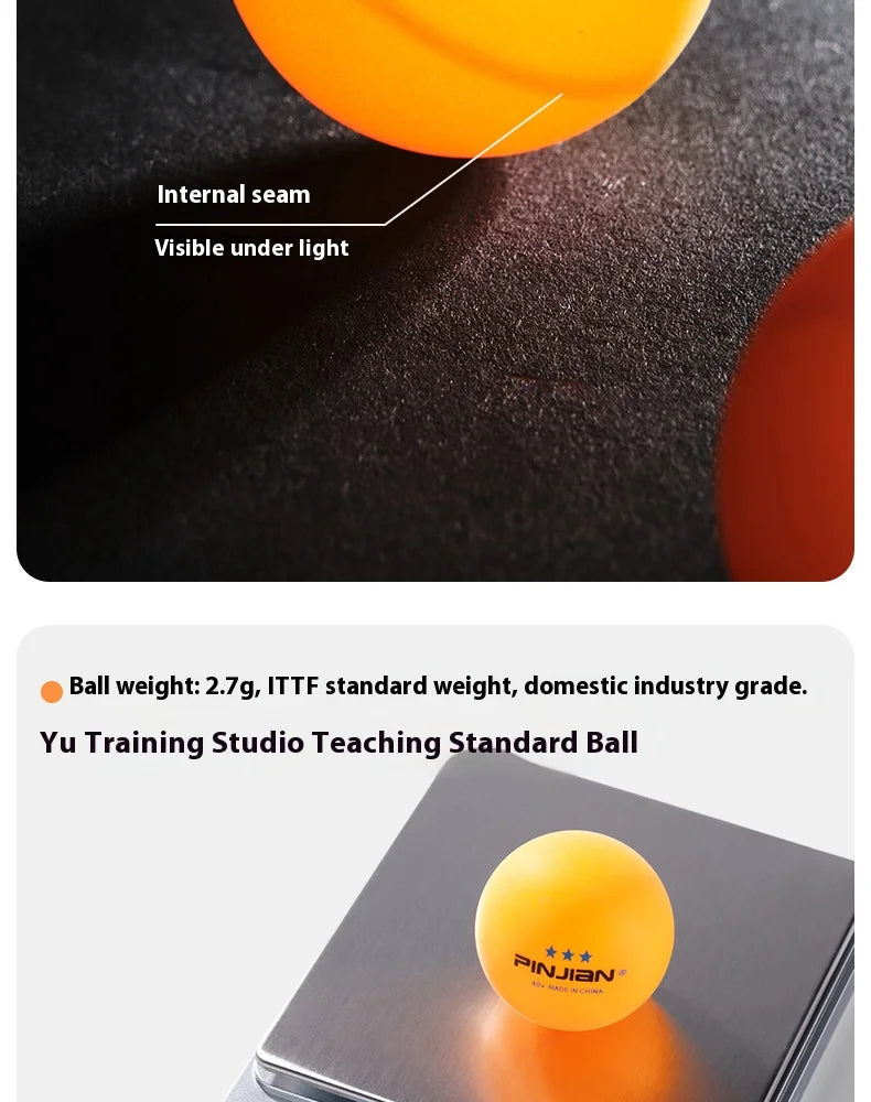 6-Pack 10-Pack 60-Pack Professional Table Tennis Balls for Training And Competition Indoor & Outdoor Sports Equipment