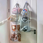 Storage Solution for Sports Equipment, Wall Mounted Mesh Hanging Bag for Basketball Soccer.