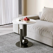 Living room sofa, small coffee table, side cabinet, living room home, light luxury bedside table, balcony, simple and creative