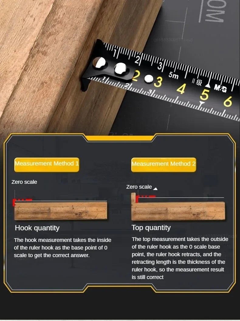 3/5M Measuring Tape Thickened High-Precision Steel Tape Measure Multifunctional MIni Woodworking Portable Measur Tools